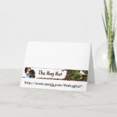 Farmstead in Winter, Vrolijk kerstfeest Feestdagen Kaart (Achterkant)