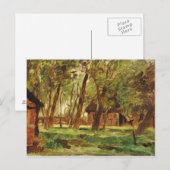 Farmstead under Trees Briefkaart (Voorkant / Achterkant)