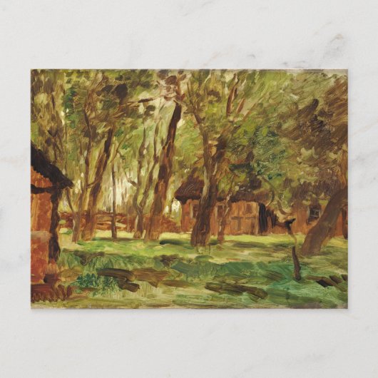 Farmstead under Trees Briefkaart (Voorkant)