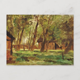 Farmstead under Trees Briefkaart