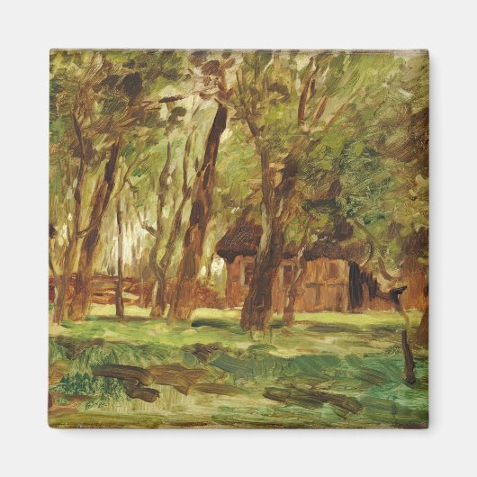 Farmstead under Trees Magneet (Voorkant)