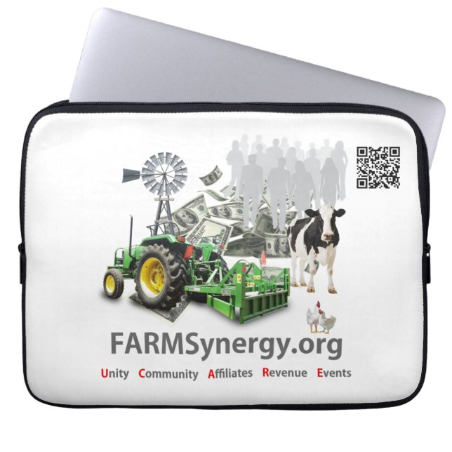 FARMSynergy - laptophoes van 13 inch Laptop Sleeve (Voorkant)