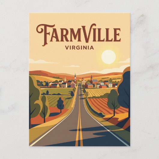 Farmville USA Briefkaart (Voorkant)