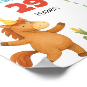 Farmyard Animal First Year Photo Milestone Poster (Hoek)