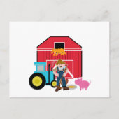 Farmyard Briefkaart (Voorkant)