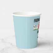 Farmyard Fun 1e Verjaardag Boerderij Dierlijke Kin Papieren Bekers (Rechts)