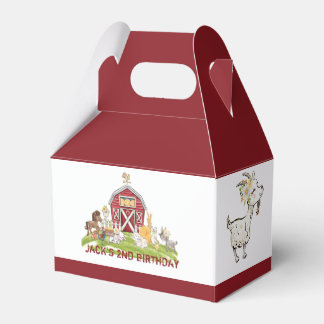 Farmyard Fun Favor Box Bedankdoosjes