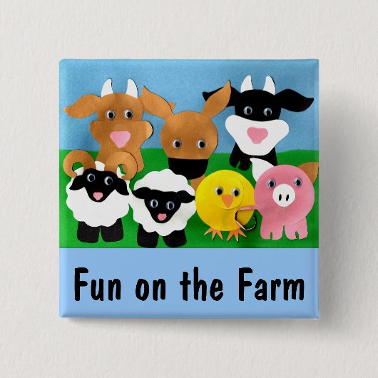 Farmyard Gang Button (Voorkant)