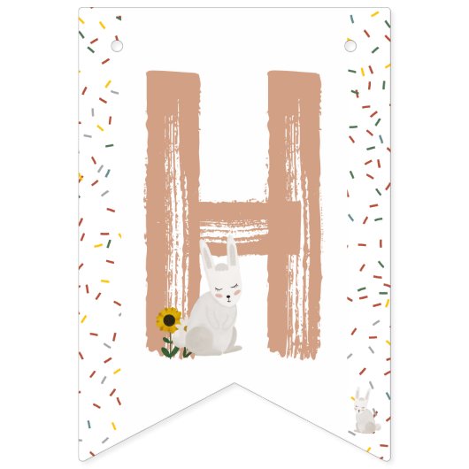 Farmyard Kinder Happy Birthday Vlaggetjes (Tweede vlag)