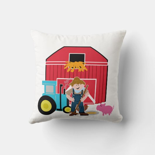 Farmyard Kussen (Achterkant)