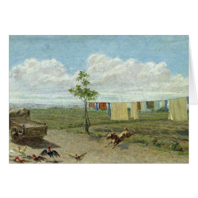 Farmyard (olie op doek) (Voorkant Horizontaal)