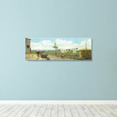 Farmyard (olie op doek) canvas afdruk (Insitu (Houten vloer))