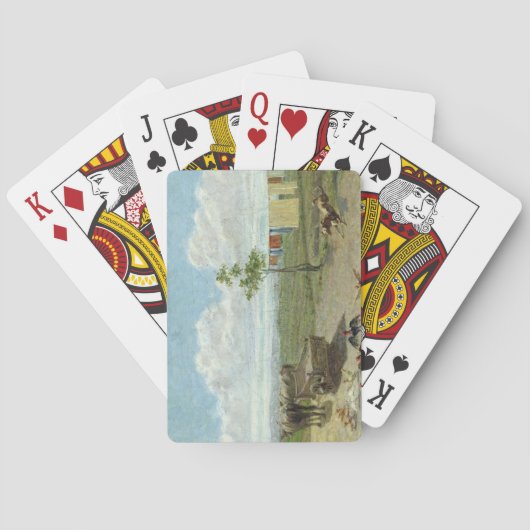 Farmyard (olie op doek) pokerkaarten (Achterkant)