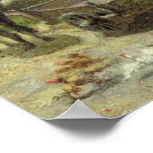 Farmyard (olie op doek) poster (Hoek)