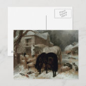 Farmyard Scene Briefkaart (Voorkant / Achterkant)