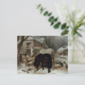 Farmyard Scene Briefkaart (Staand voorkant)
