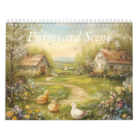 Farmyard Scene Kalender (Hoes)