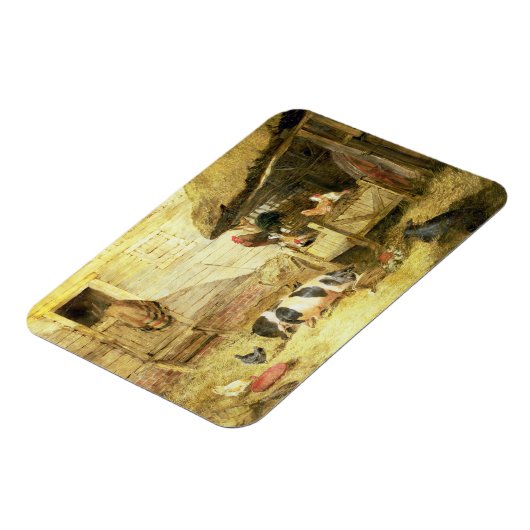 Farmyard Scene Magneet (Linkerzijde)