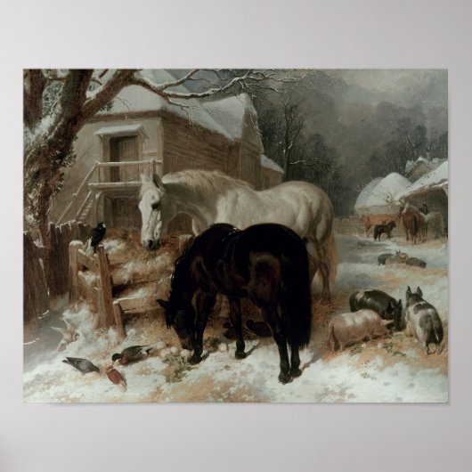 Farmyard Scene Poster (Voorkant)
