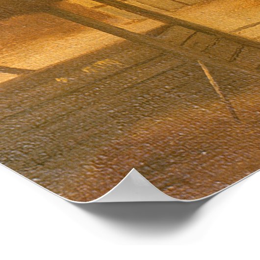 Farmyard Scene Poster (Hoek)