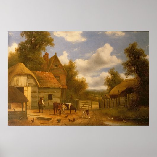 Farmyard Scene Poster (Voorkant)
