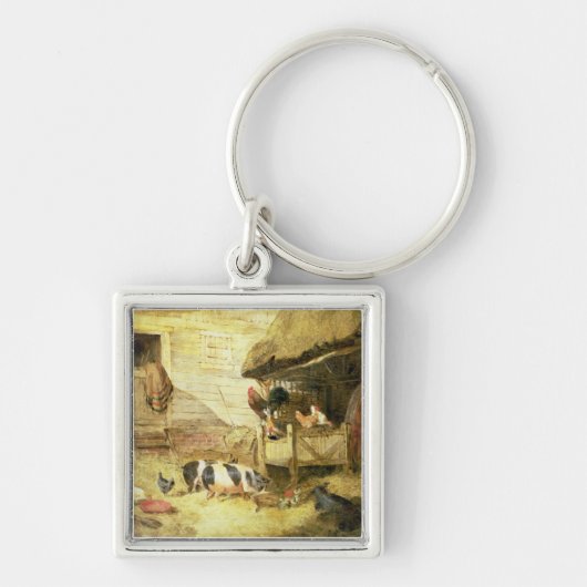 Farmyard Scene Sleutelhanger (Voorkant)