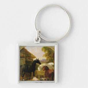 Farmyard Scene Sleutelhanger