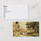 Farmyard Scene Visitekaartje (Voorkant / Achterkant)