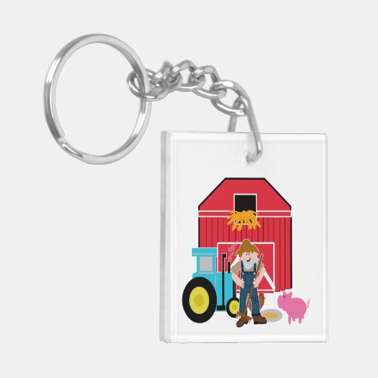 Farmyard Sleutelhanger (Voorkant Links)