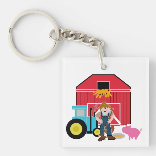 Farmyard Sleutelhanger (Voorkant)