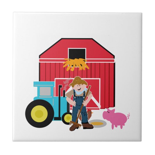 Farmyard Tegeltje (Voorkant)