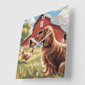 Farmyard Wandklok (Hoek)