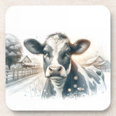 Farmyard Whispers Bier Onderzetter (Voorkant)