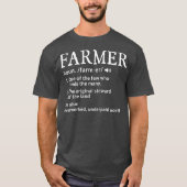 Farner Definition Funny Farmer Farming Mannen T-shirt (Voorkant)