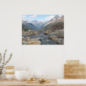 Farnham Jumbo Mountain Melting Glacier Cross Poster (Keuken)