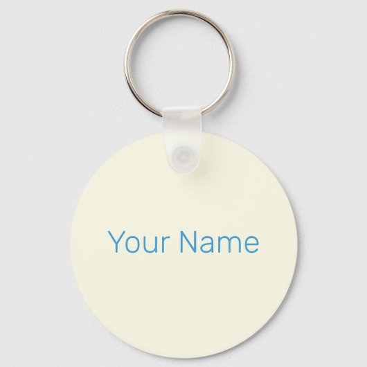 Faro Algarve Portugal Retro Succulenten  Sleutelhanger (Achterkant)