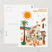 Faro Algarve Portugal vakantie Briefkaart (Voorkant / Achterkant)