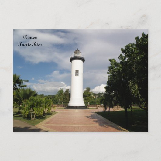 Faro de Rincon Puerto Rico Briefkaart (Voorkant)