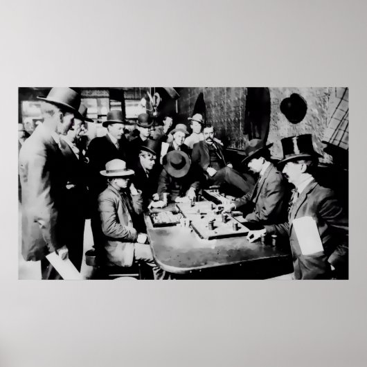 FARO GAME ORIENT SALOON c. 1900 - ARIZONA Poster (Voorkant)