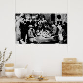 FARO GAME ORIENT SALOON c. 1900 - ARIZONA Poster (Keuken)