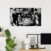 FARO GAME ORIENT SALOON c. 1900 - ARIZONA Poster (Thuiskantoor)