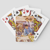 Faro Layout in Mint Saloon_Great Work van Art Speelkaarten (Achterkant)