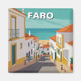 Faro Portugal Algarve Reizen Magneet