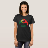 Faro Portugal vlag T-shirt (Voorkant volledig)