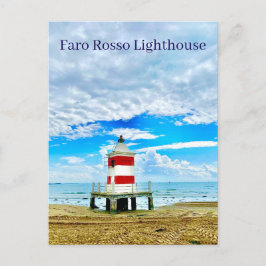 Faro Rosso Vuurtoren Rood Italië Briefkaart