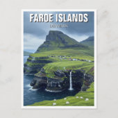 Faroe Islands Denmark Travel Briefkaart (Voorkant)