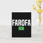 Farofa Braziliaans Brazilië  Kaart (Gele Bloem)