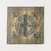 Farohar - Faravahar - Fravashi Marble en Gold Wandkleed (Voorkant (horizontaal))