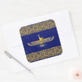 Farohar - faravahar - Fravashi Vierkante Sticker (Envelop)