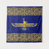 Farohar - faravahar - Fravashi Wandkleed (Voorkant)